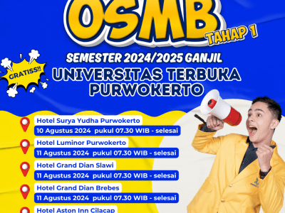 OSMB UT Purwokerto 2024 Ganjil